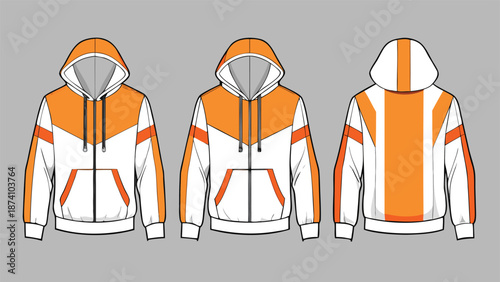 A collection of hoodies featuring various unique designs and colors displayed together..eps