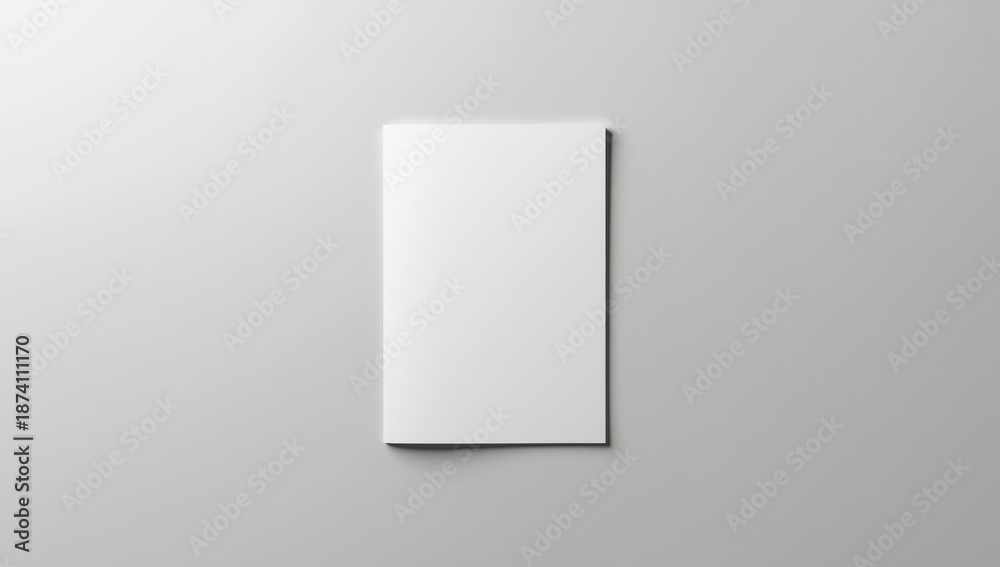 Naklejka premium Gray-colored flyer backdrop designed for inserting custom content and messages, ideal for layout purposes