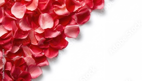 Wallpaper Mural Close-up of pink rose petals on a white background serving as a natural texture for graphic layouts, floral decoration, World Flower Day Torontodigital.ca