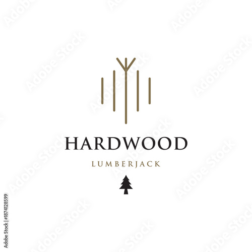 vintage retro wood and wood tools logo template.Logo design for carpenter ,old badge,furniture.