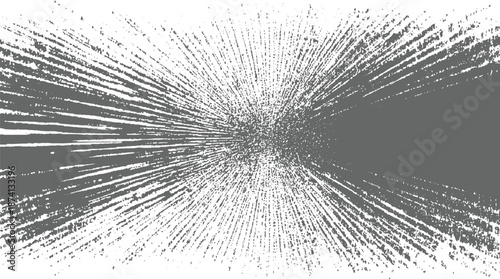 Abstract radial burst grayscale texture with distressed lines and a central dark area for dramatic background