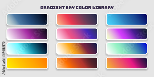 Vibrant Gradient Color Palettes for Design Projects A Comprehensive Collection