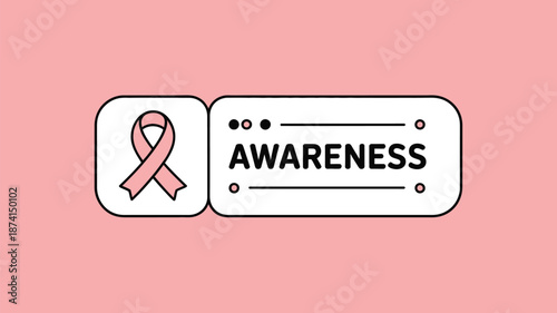 Awareness ribbon symbol Vector
