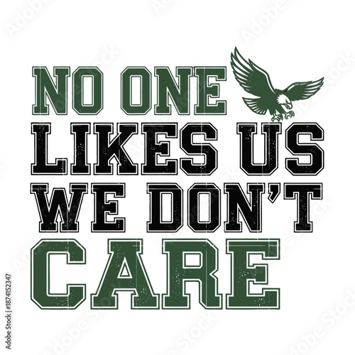 Graphic illustration of a motivational quote with an eagle in flight