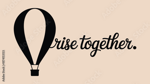 Hot air balloon inspiration Vector