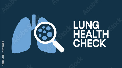 Lung health check Vector