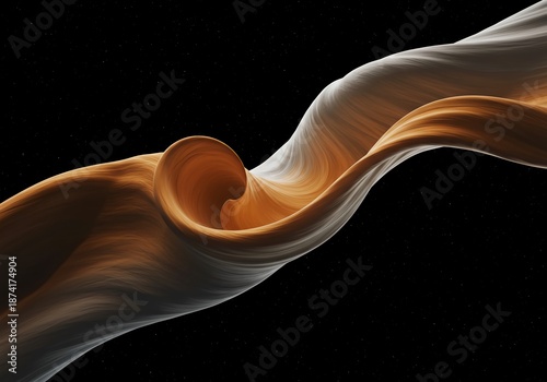 Conceptual digital simulation showing the fabric of spacetime warped by unseen mass, illustrating the fundamental concept of gravity, abstract, spacetime, space