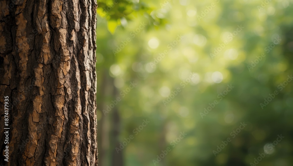 Fototapeta premium Close-up of Mulberry tree bark serving as a textured backdrop for artistic projects or natural settings