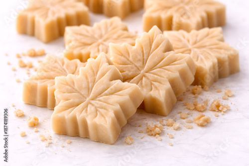 Rare Maple sugar candy, leaf shape,