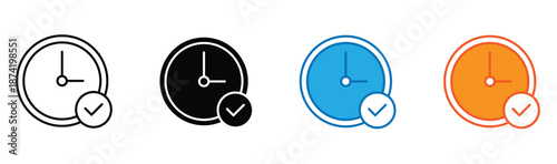 TIME MANAGEMENT CLOCK ICON