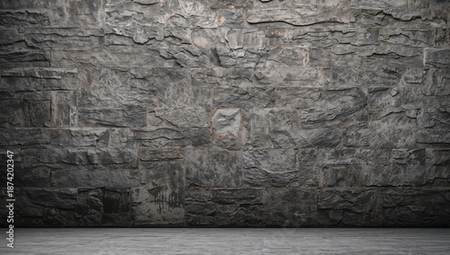 Rough stone surface used as a background for design layouts, Earth Day