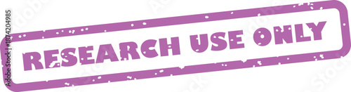 Research use only purple stamp