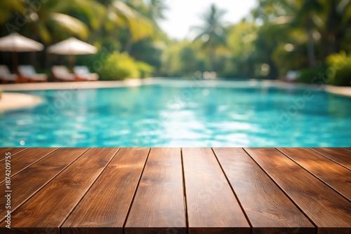 Soft focus pool background ...
