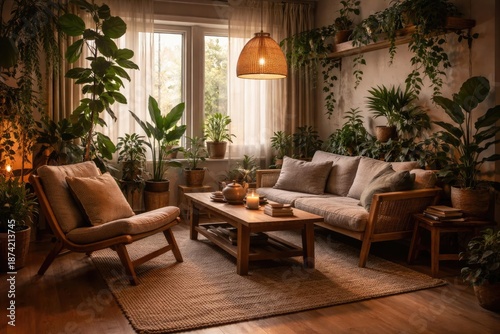 Scandinavian living room de...