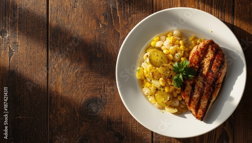 Grilled chicken breast acco...