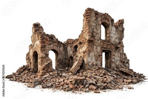 Ruins of a shattered struct...