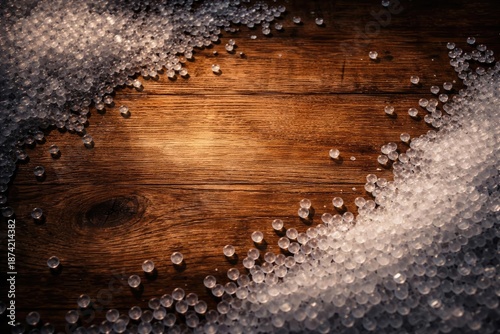 Plastic pellets spread acro...