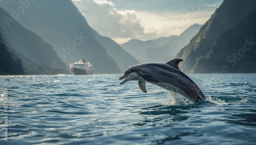 Marine life activity with a...