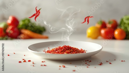 Red chili flakes or powder ...