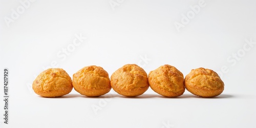 Set of Greek round baked bi...