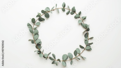 Eucalyptus foliage arranged...