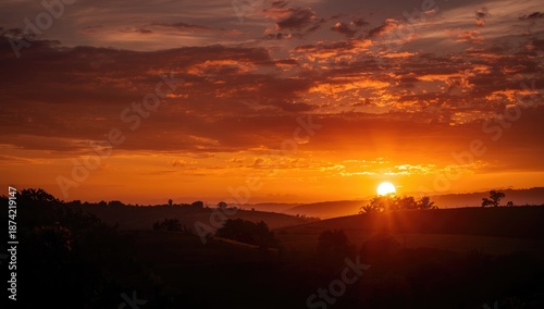 Natural landscape during su...