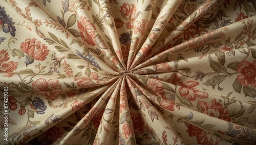 Textile with detailed pattern, ideal for interior decor and fashion applications, Fabric Art Awareness Day