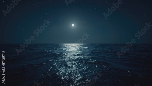 Expansive sea with clear horizon and rippling surface, ideal for editorial header backgrounds