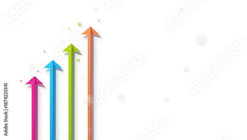 Four arrows arranged in an ...