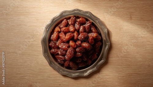 Dates as dried fruits place...