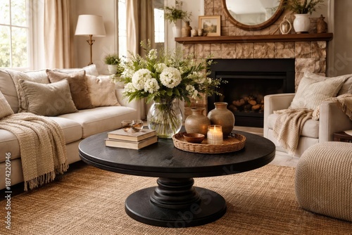 Charming living room interi...