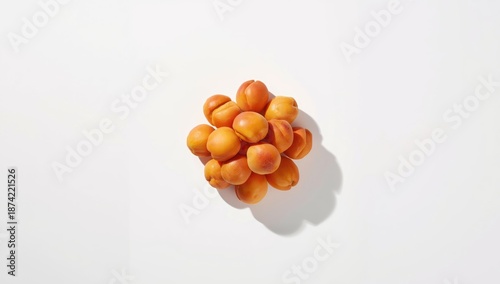 Apricot fruits isolated on ...