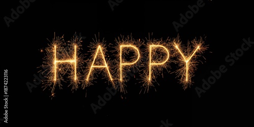 Black background with illum...