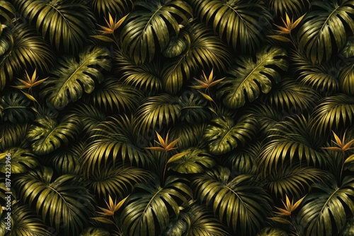 tropical foliage repeat pat...