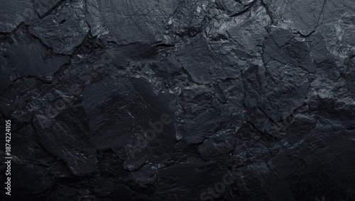 Close-up of black stone wit...