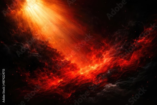 Vibrant sunlight backdrop b...
