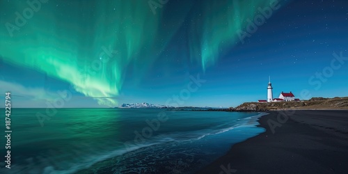 Lighthouse overlooking the ...