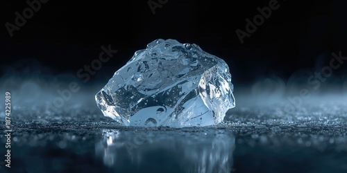 Close-up of ice with detail...