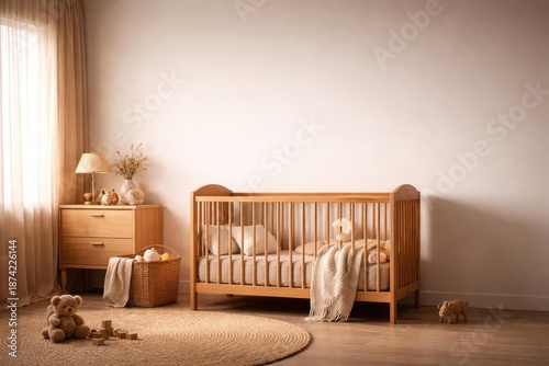 Nursery room concept with w...