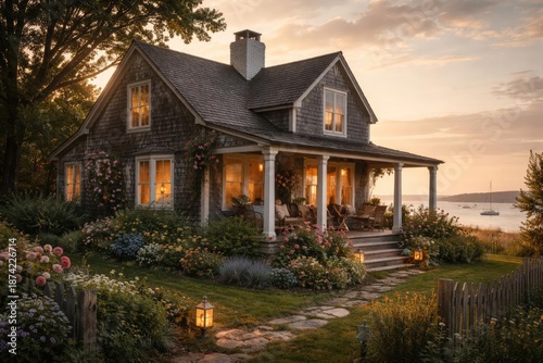 Peaceful countryside scene ...