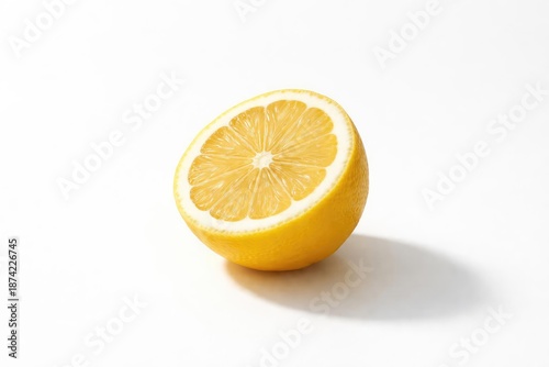 Single lemon half on a smoo...