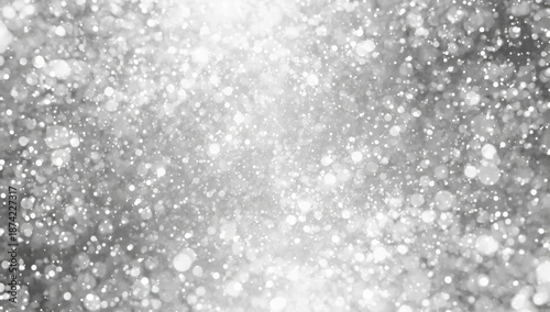 Silver-themed backdrop feat...