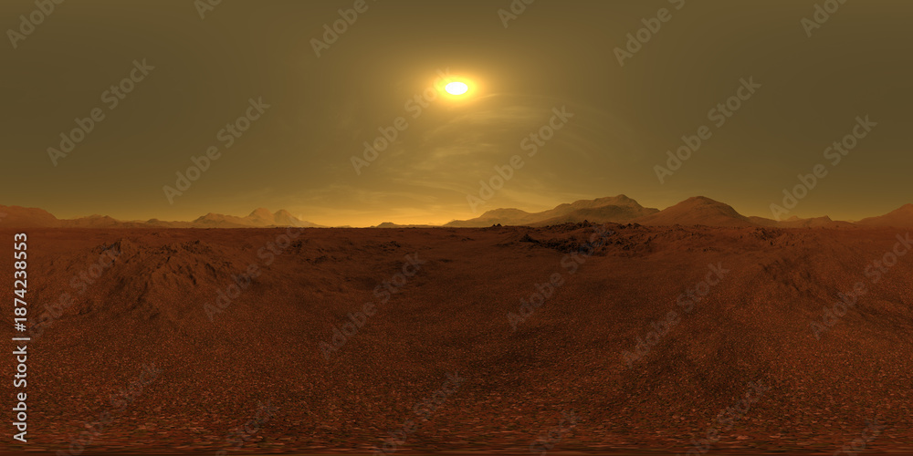 Fototapeta premium Mars Panoramic