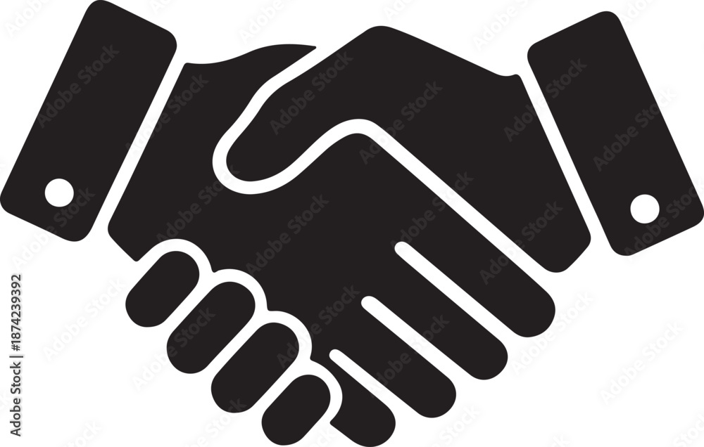 Obraz premium Handshake icon