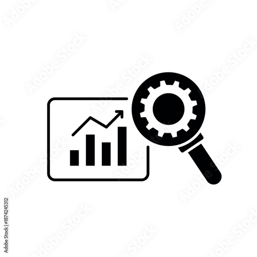 Icon a due diligence report and documentation, isolated against a clean background.