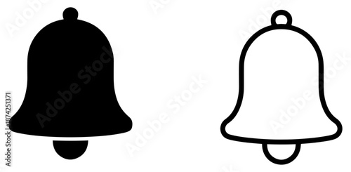 notification bell icon set app