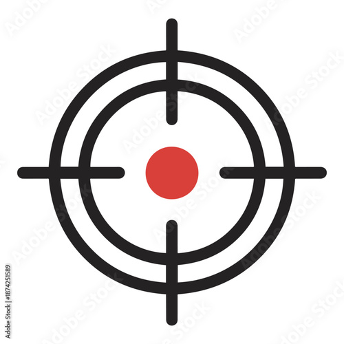 target aim bullseye scope icon