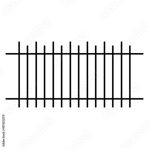 garden fence illustration