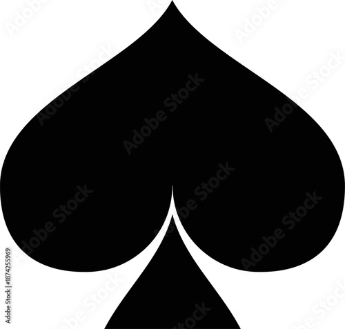 Spades Suit Symbol – Playing Card Icon