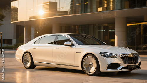 a future luxury flagship sedan inspired by classic German elegance